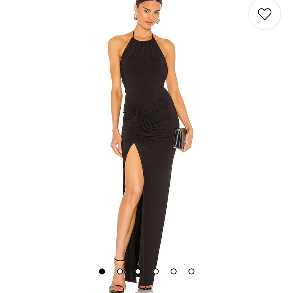 Revolve x Michael Costello Addison Maxi Dress size Medium in black. Fits US 4-6